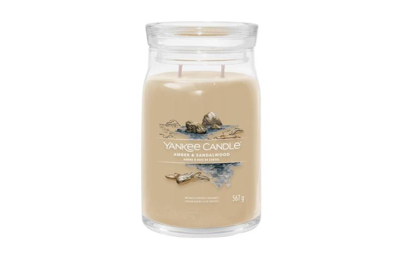 Yankee Candle Duftkerze »Amber & Sandalwood Signature Large Jar« von Yankee Candle