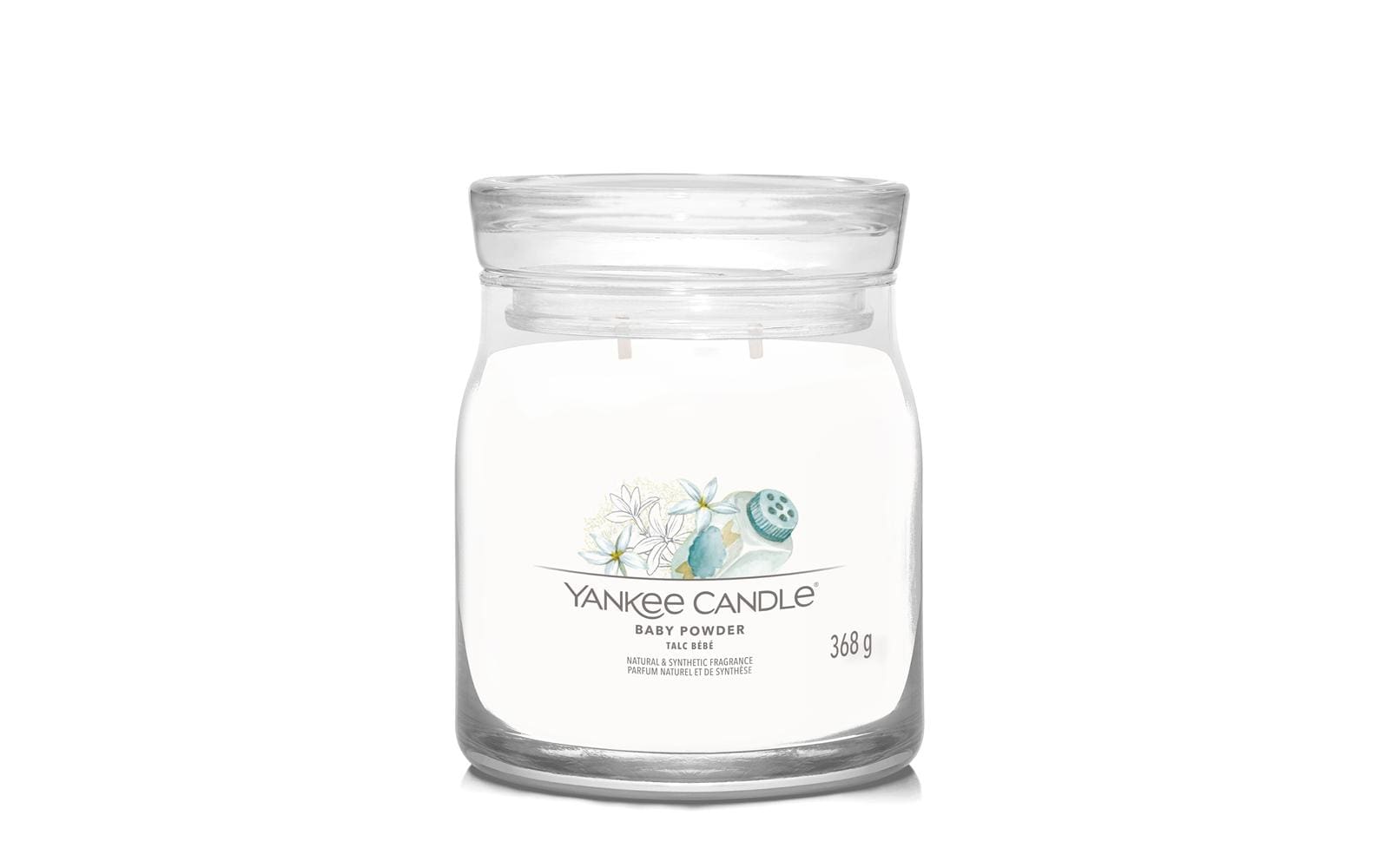 Yankee Candle Duftkerze »Baby Powder Signature Medium Jar« von Yankee Candle