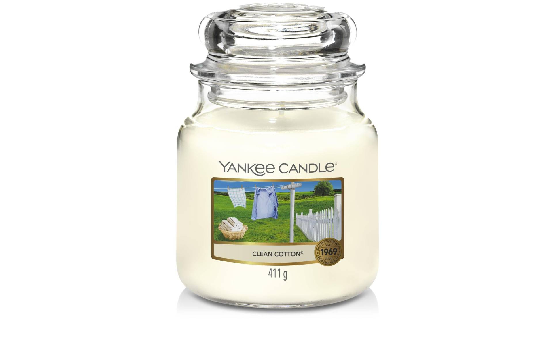 Yankee Candle Duftkerze »Clean Cotton« Yankee Candle Duftkerze »Clean Cotton« von Yankee Candle