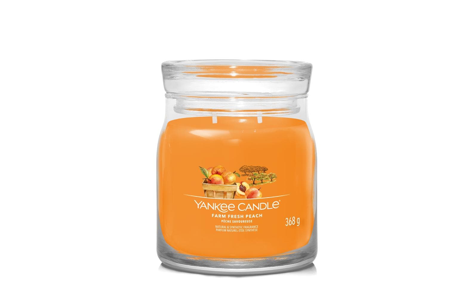 Yankee Candle Duftkerze »Farm Fresh Peach Signature Medium Jar« Yankee Candle Duftkerze »Farm Fresh Peach Signature Medium Jar« von Yankee Candle
