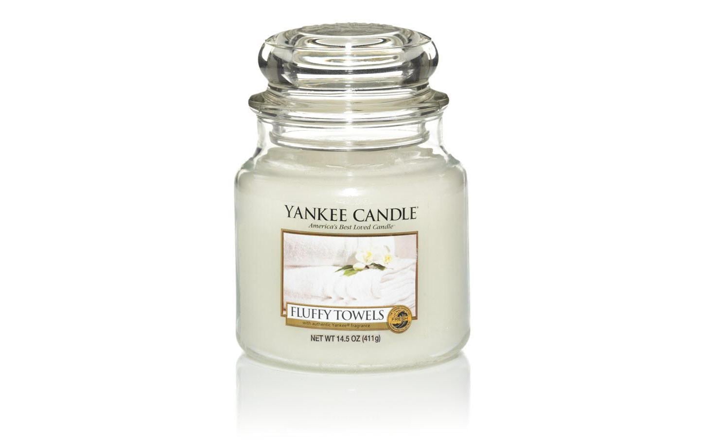 Yankee Candle Duftkerze »Fluffy Towels small Jar« von Yankee Candle