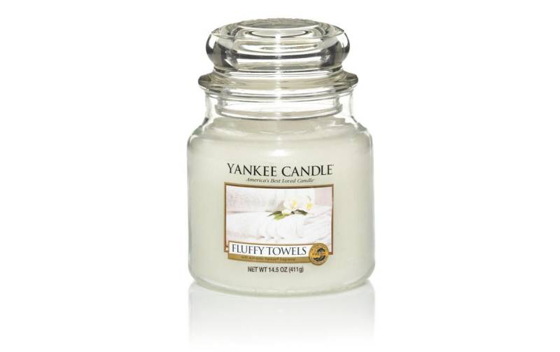 Yankee Candle Duftkerze »Fluffy Towels small Jar« von Yankee Candle