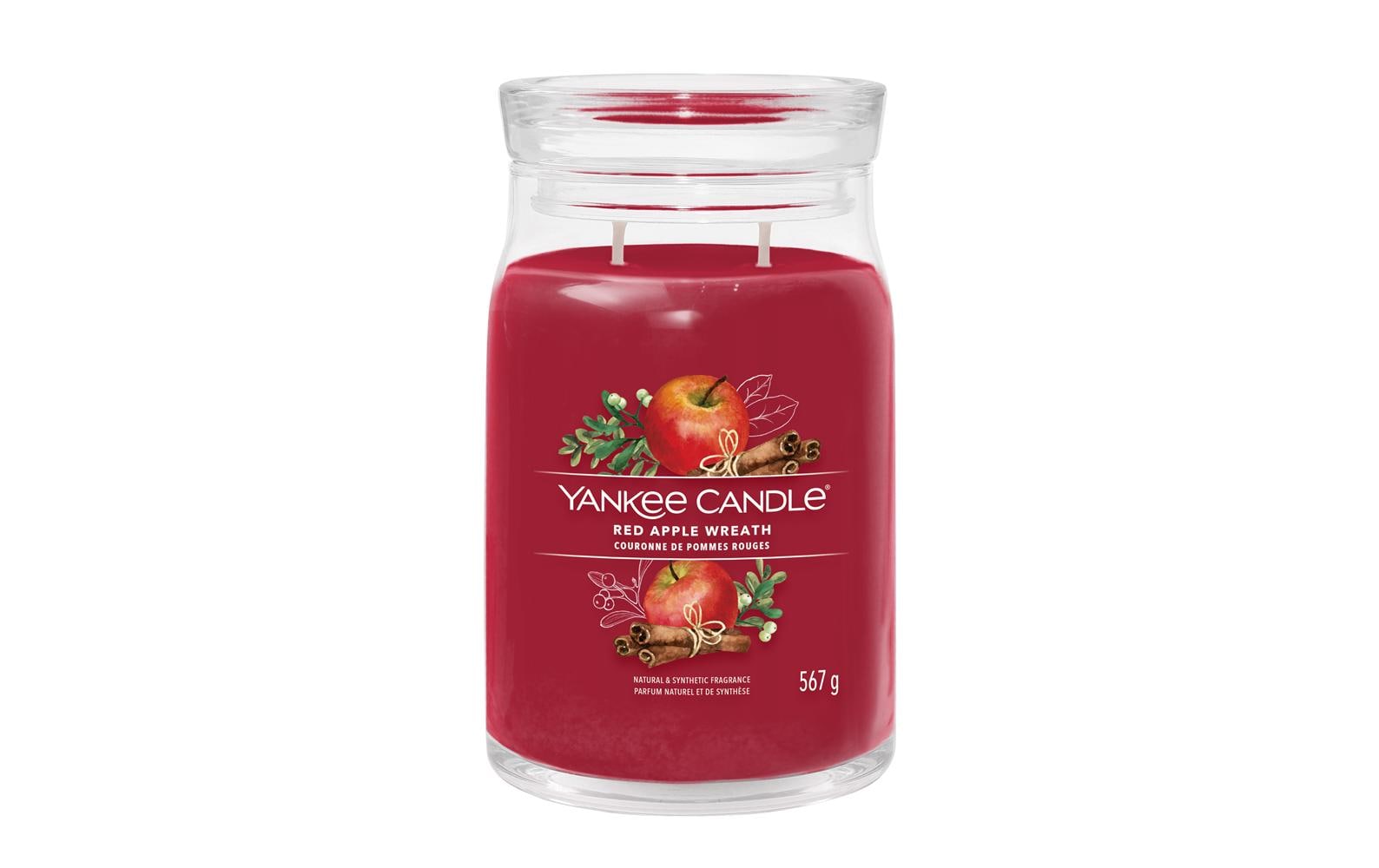 Yankee Candle Duftkerze »Red Apple Wreath Signature Large Jar« Yankee Candle Duftkerze »Red Apple Wreath Signature Large Jar« von Yankee Candle