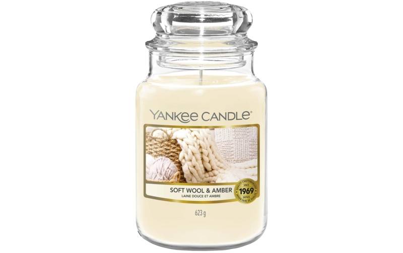 Yankee Candle Duftkerze »Soft Wool & Amber« von Yankee Candle