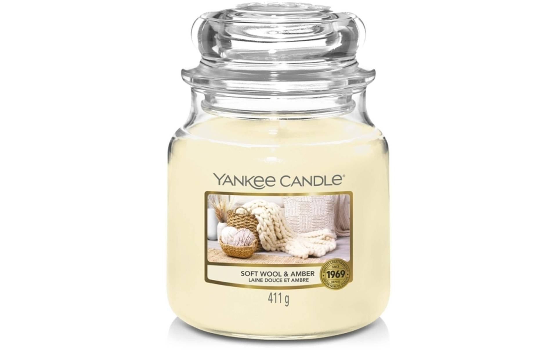 Yankee Candle Duftkerze »Soft Wool & Amber« Yankee Candle Duftkerze »Soft Wool & Amber« von Yankee Candle