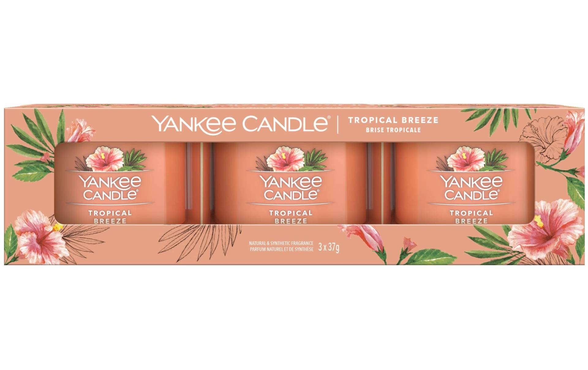 Yankee Candle Duftkerze »Tropical Breeze 3 Stück« Yankee Candle Duftkerze »Tropical Breeze 3 Stück« von Yankee Candle