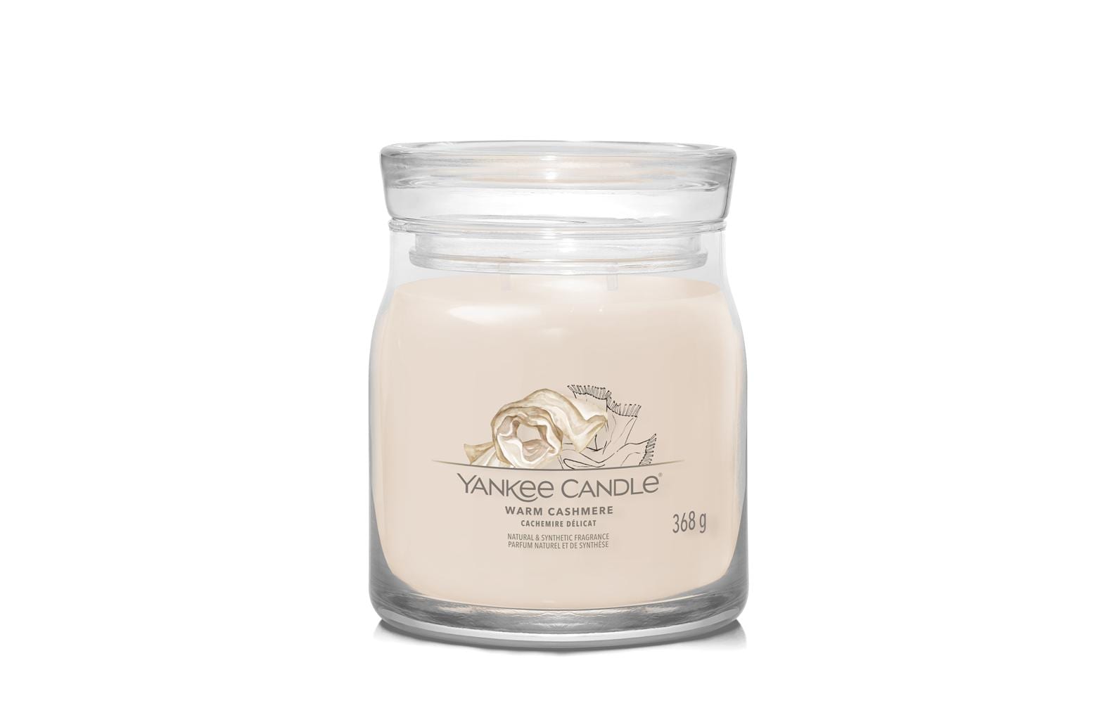 Yankee Candle Duftkerze »Warm Cashmere Signature Medium Jar« von Yankee Candle