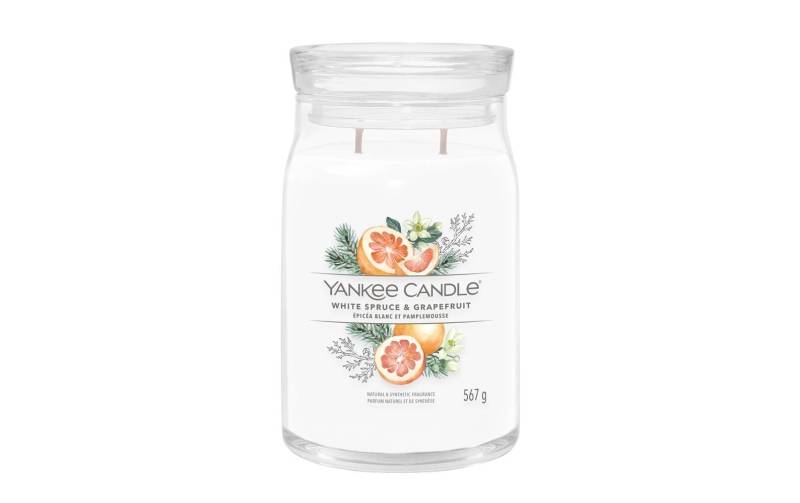 Yankee Candle Duftkerze »White Spruce & Grapefruit Signature Large Jar« von Yankee Candle