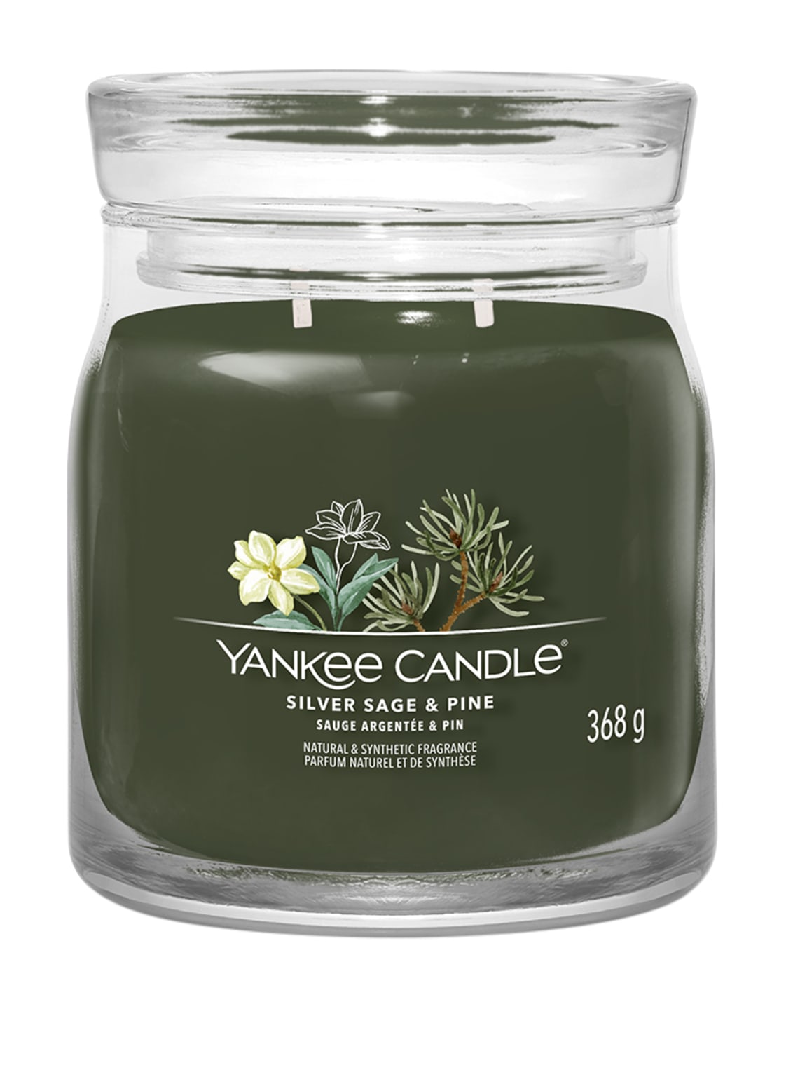 Yankee Candle Silver Sage & Pine Duftkerze 368 g von Yankee Candle