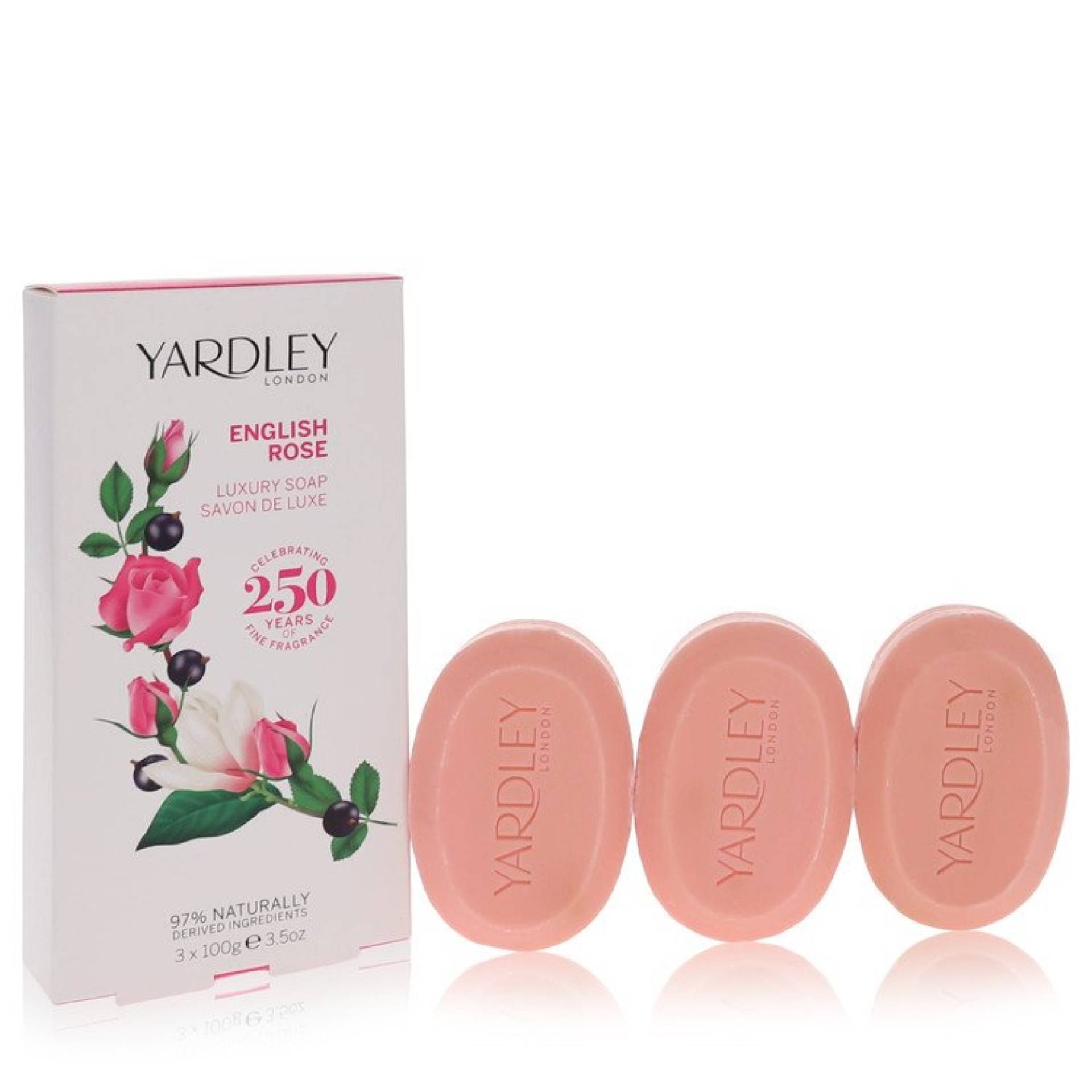 Yardley London English Rose Yardley 3 x 103 ml Luxury Soap 104 ml Yardley London English Rose Yardley 3 x 103 ml Luxury Soap 104 ml von Yardley London