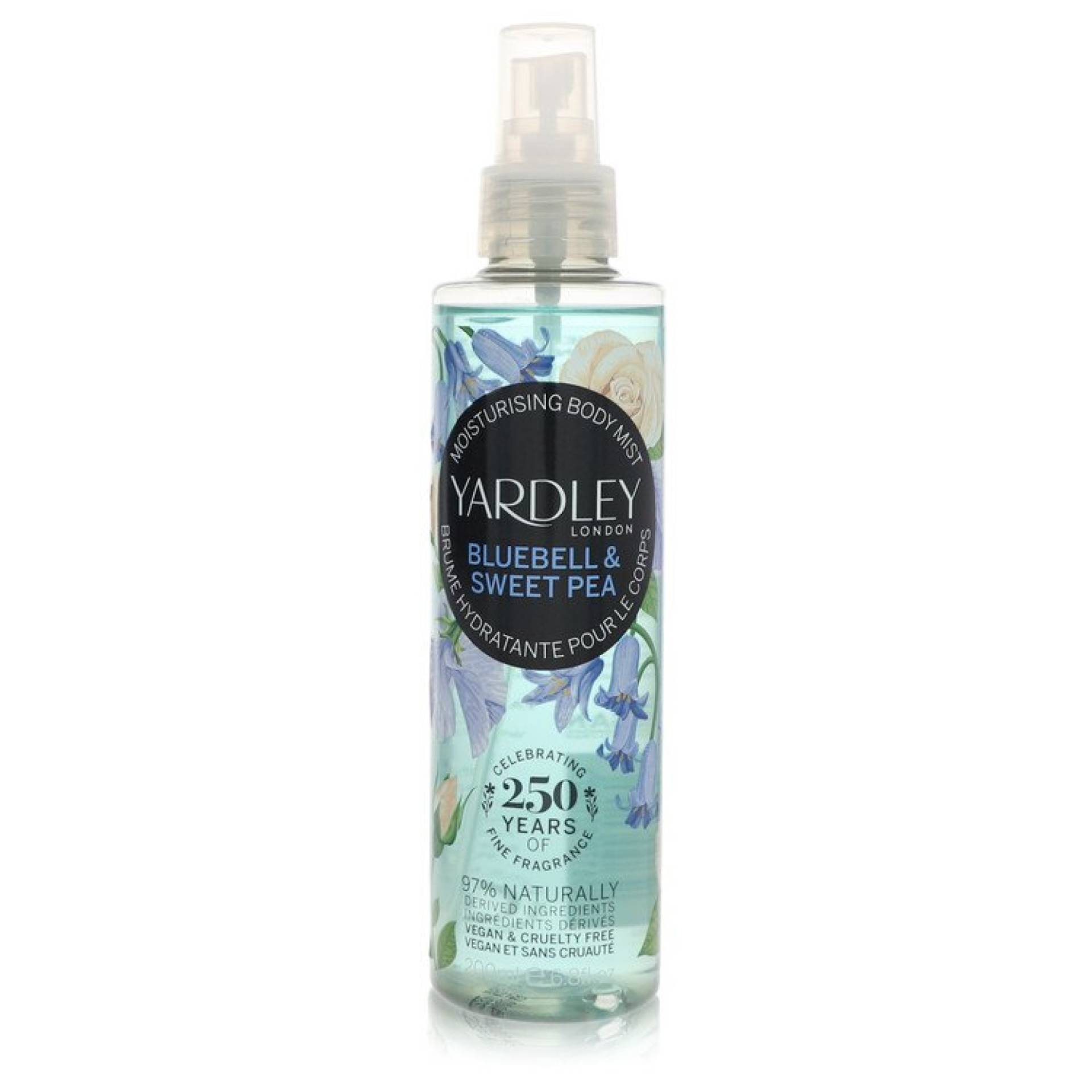 Yardley London Yardley Bluebell & Sweet Pea Moisturizing Body Mist 200 ml von Yardley London