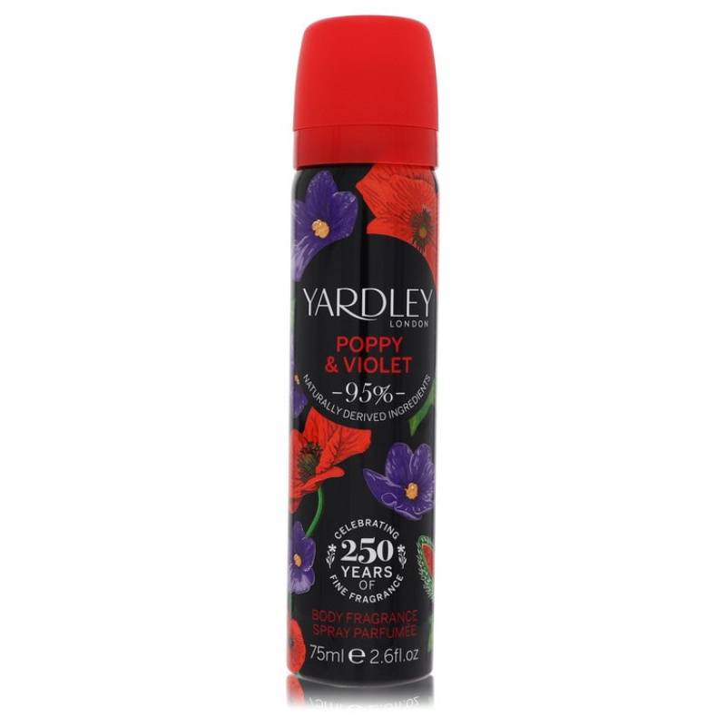 Yardley London Yardley Poppy & Violet Body Fragrance Spray 77 ml von Yardley London