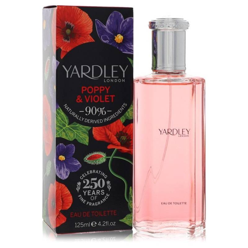 Yardley London Yardley Poppy & Violet Eau De Toilette Spray 125 ml von Yardley London