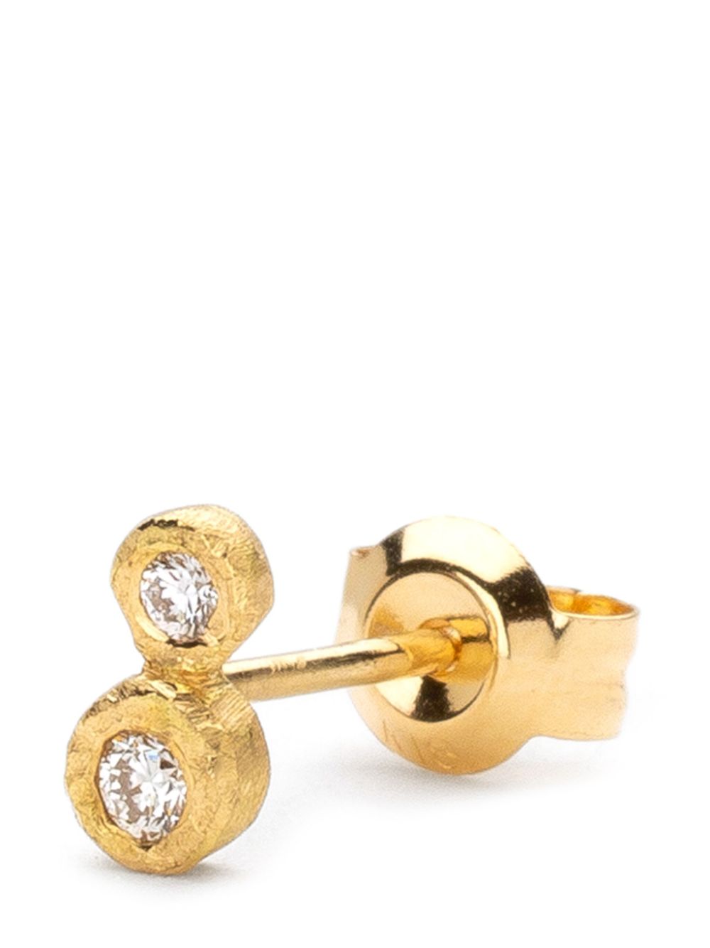 Yasuko Azuma 18kt yellow gold diamond stud earring von Yasuko Azuma