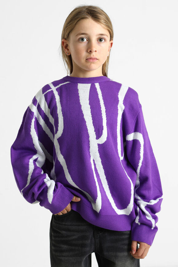 Yeet Feinstrickpullover | Violet | Jungen  | 10 von Yeet