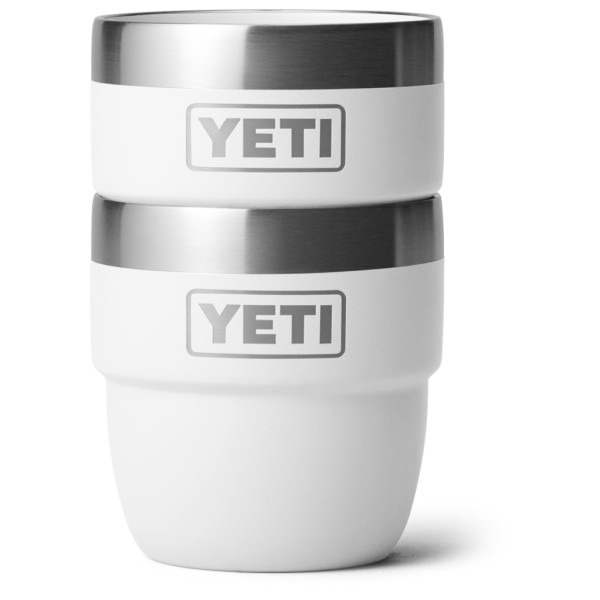 Yeti Coolers - Rambler Cup 2-Pack - Isolierbecher Gr 118 ml grau/weiß von Yeti Coolers