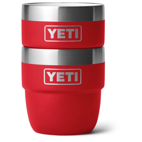 Yeti Coolers - Rambler Cup 2-Pack - Isolierflasche Gr 120 ml rot von Yeti Coolers