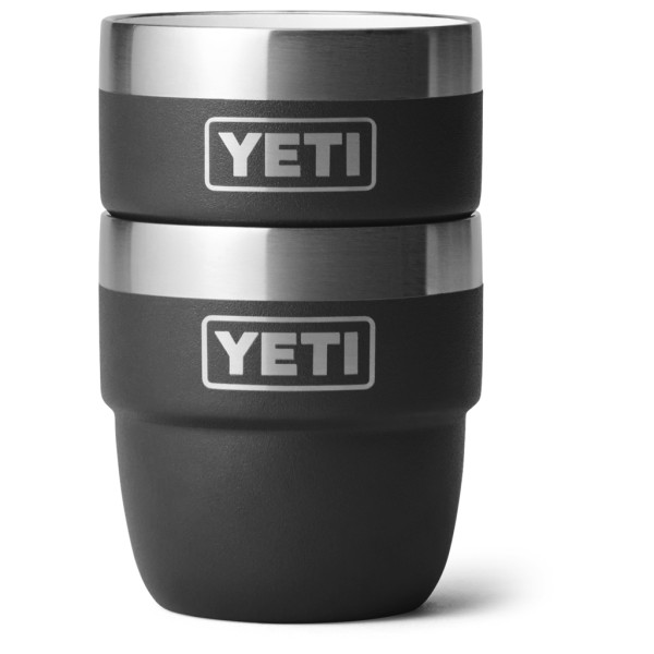 Yeti Coolers - Rambler Cup 2-Pack - Isolierbecher Gr 120 ml grau/schwarz von Yeti Coolers