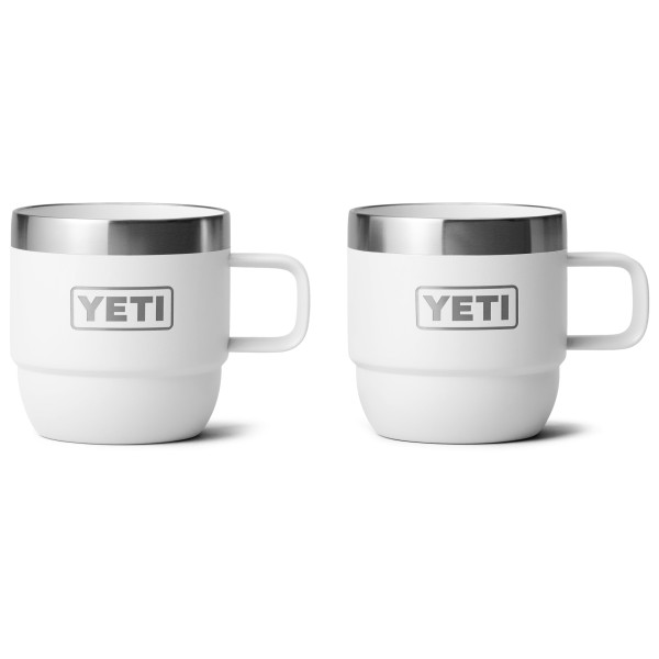 Yeti Coolers - Rambler Mug 2-Pack - Isolierbecher Gr 177 ml grau/weiß von Yeti Coolers