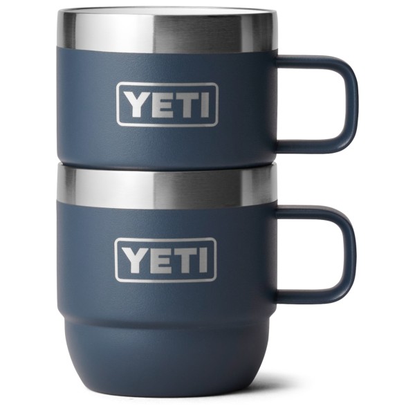 Yeti Coolers - Rambler Mug 2-Pack - Isolierbecher Gr 180 ml blau/grau;grau/schwarz;rot;türkis;weiß/grau von Yeti Coolers