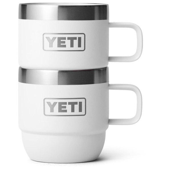 Yeti Coolers - Rambler Mug 2-Pack - Isolierbecher Gr 180 ml weiß/grau von Yeti Coolers