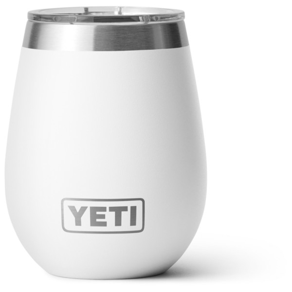 Yeti Coolers - Rambler Wine Tumbler - Isolierflasche Gr 300 ml weiß/grau von Yeti Coolers