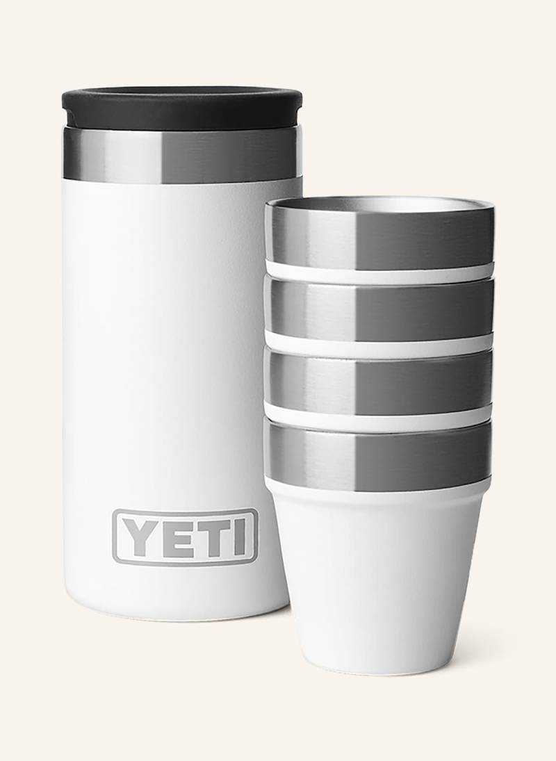 Yeti 5-Tlg. Schnapsbecher-Set Rambler weiss von Yeti