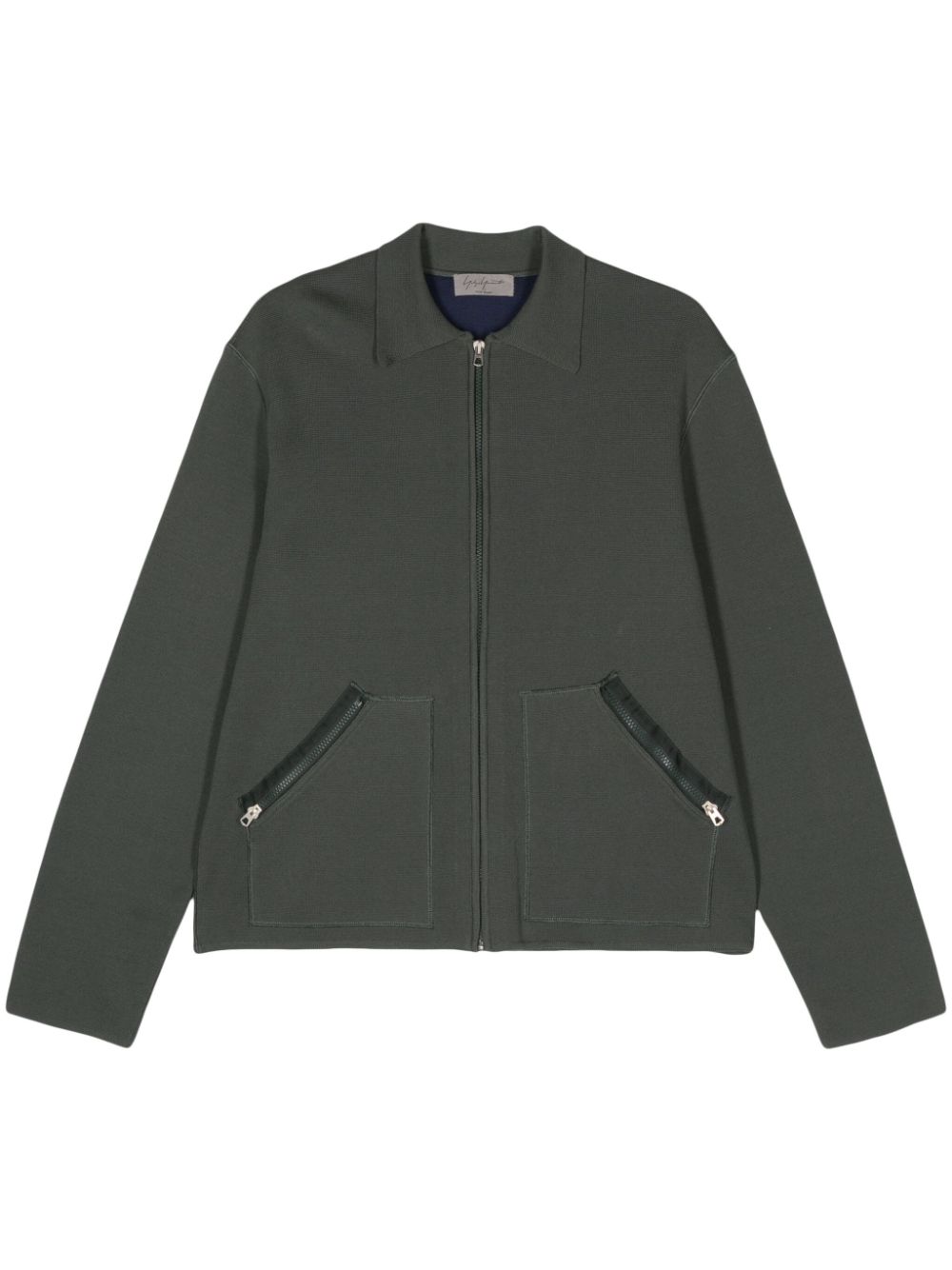 Yohji Yamamoto Pre-Owned 2000 zip-up cardigan - Green