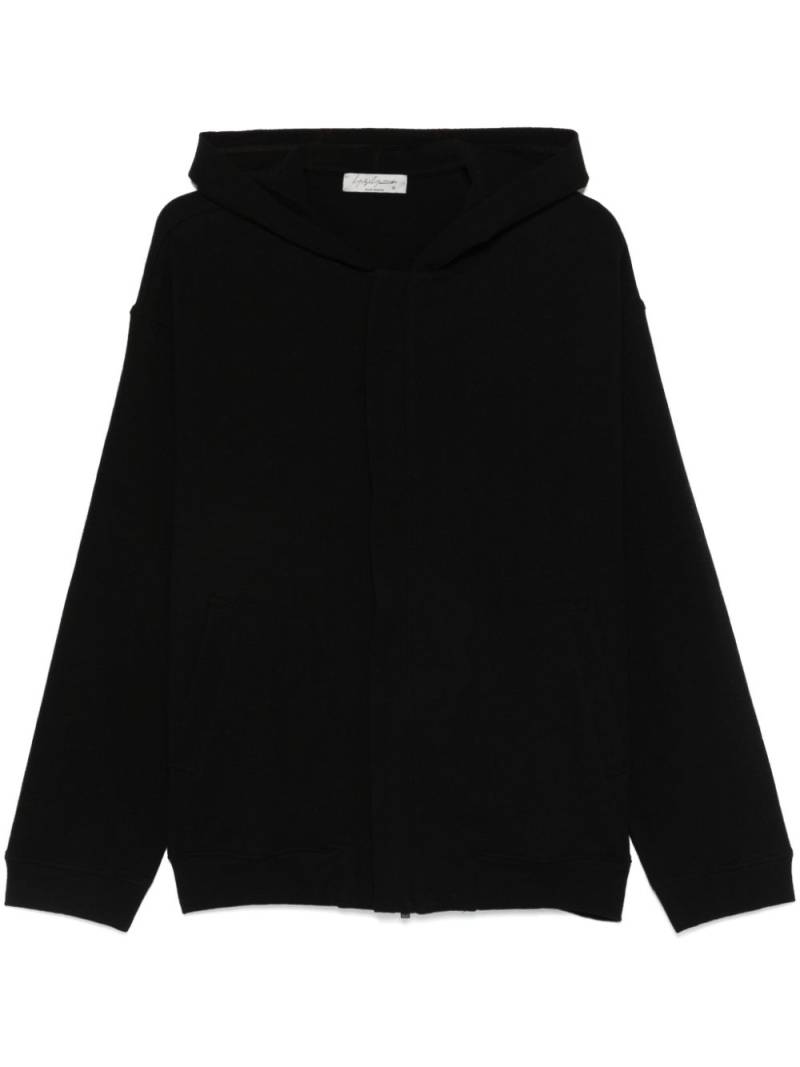 Yohji Yamamoto Front Open hoodie - Black von Yohji Yamamoto