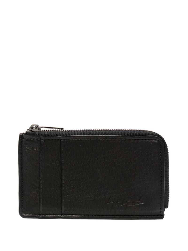 Yohji Yamamoto Mini Card wallet - Black von Yohji Yamamoto