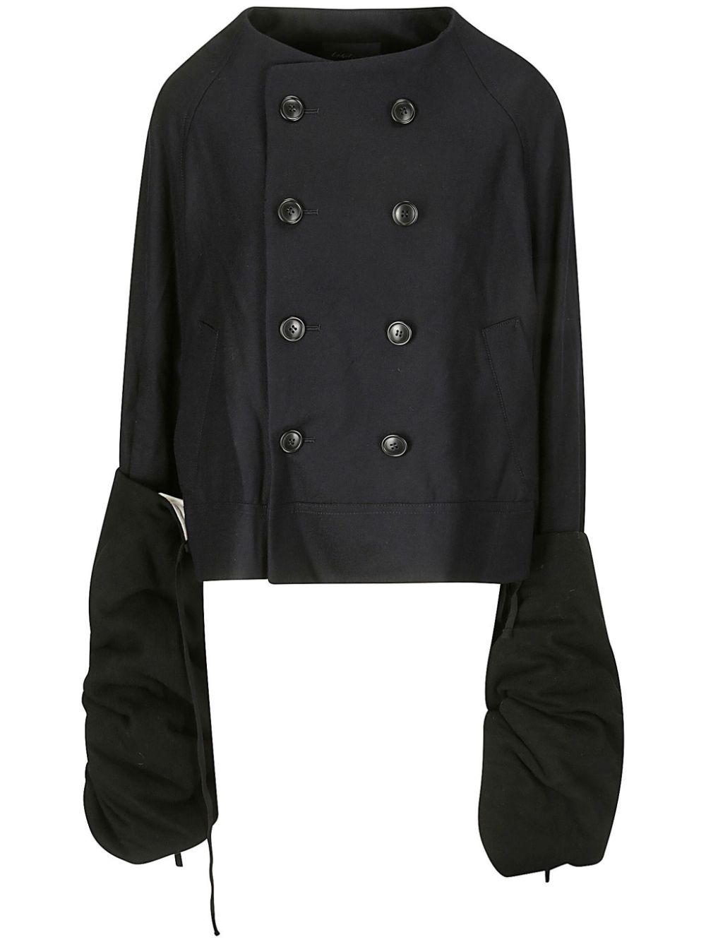 Yohji Yamamoto R-short jacket - Blue von Yohji Yamamoto