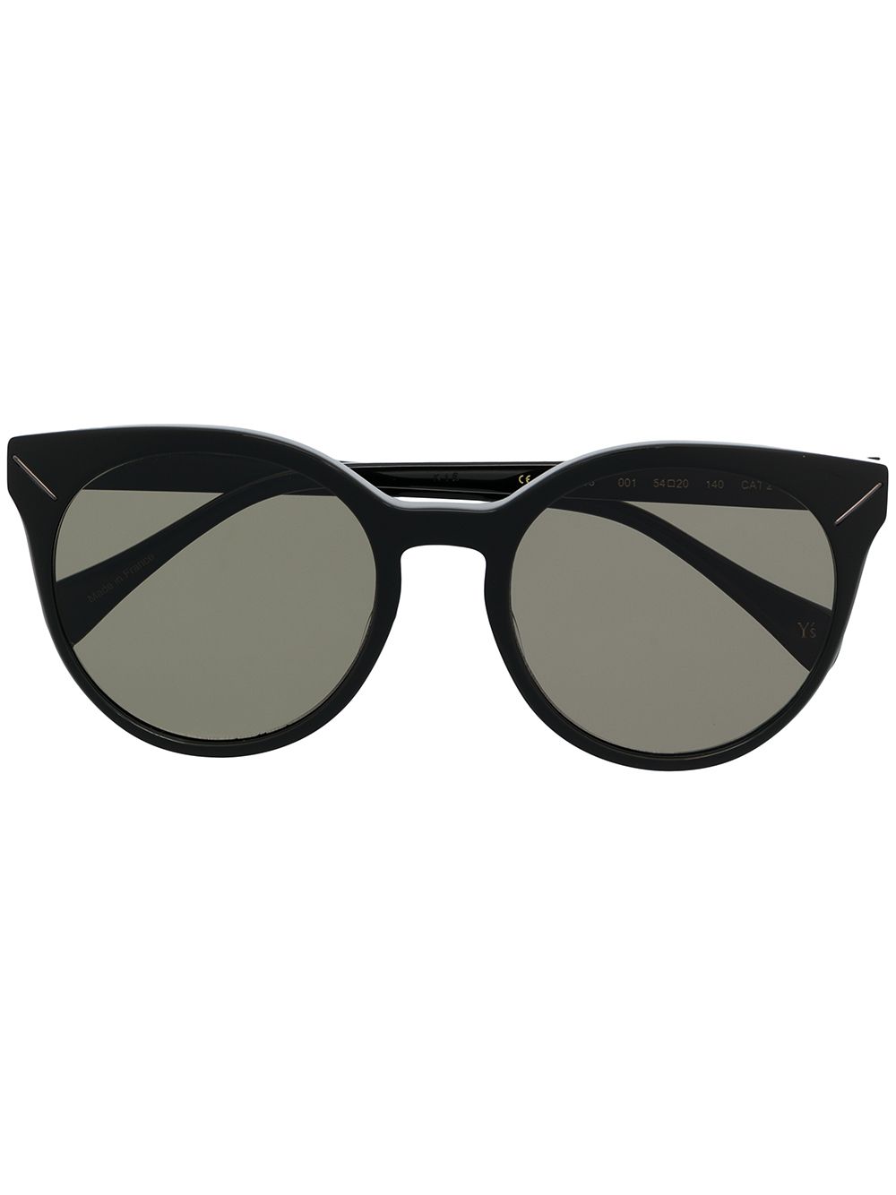 Yohji Yamamoto YS 500 cat-eye sunglasses - Black von Yohji Yamamoto