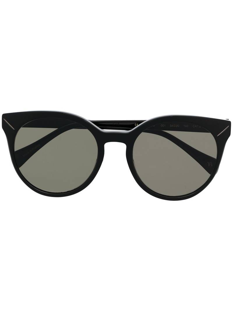 Yohji Yamamoto YS 500 cat-eye sunglasses - Black von Yohji Yamamoto