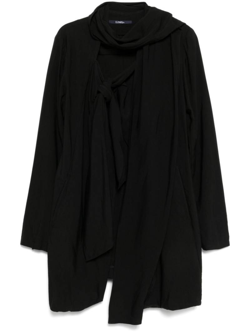 Yohji Yamamoto asymmetric jacket - Black von Yohji Yamamoto