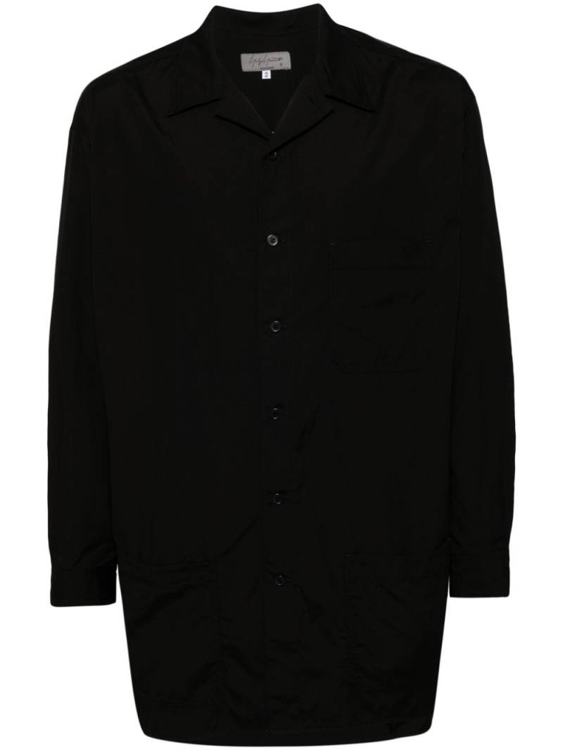 Yohji Yamamoto broad pockets shirt - Black von Yohji Yamamoto