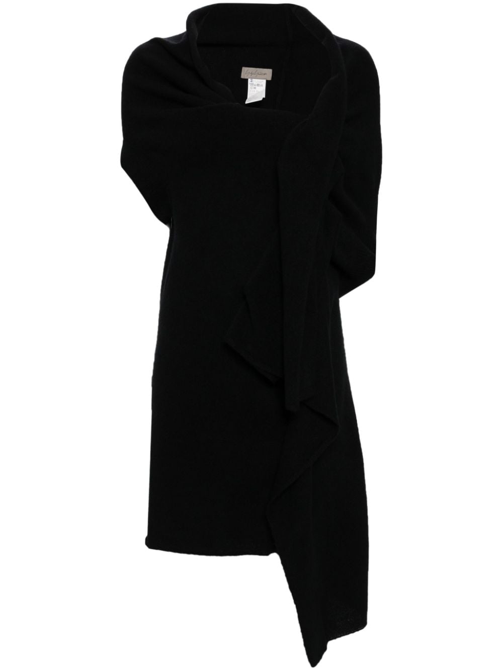 Yohji Yamamoto button-up long-sleeves cardigan - Black von Yohji Yamamoto