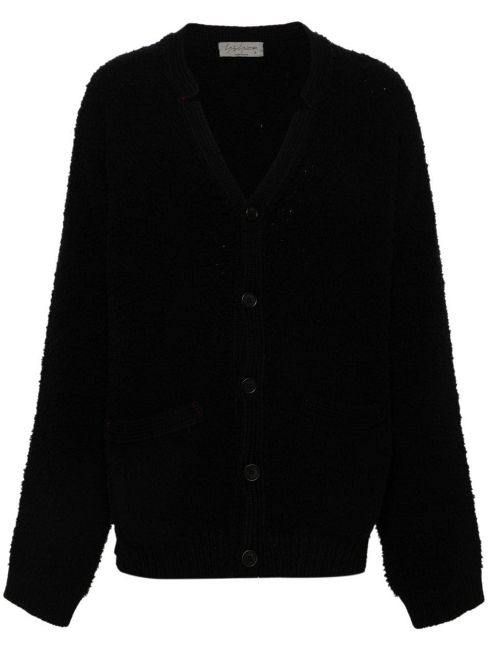 Yohji Yamamoto chunky-knit cardigan - Black von Yohji Yamamoto