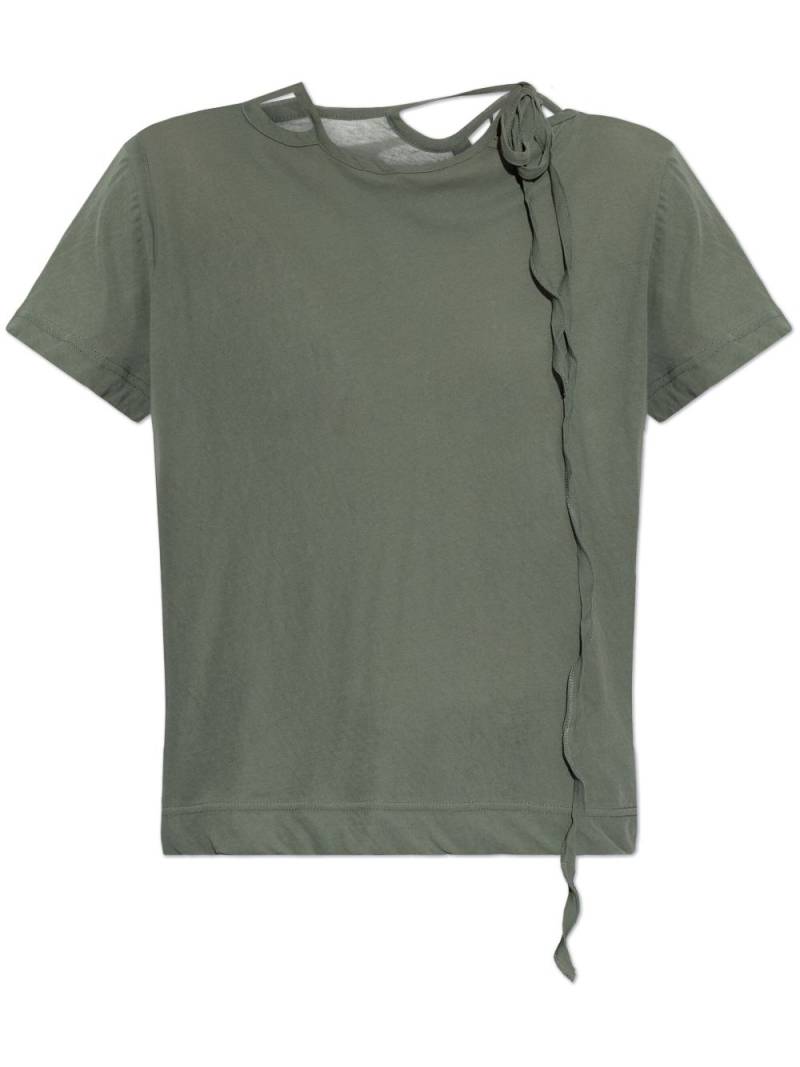 Yohji Yamamoto cotton T-shirt - Green von Yohji Yamamoto