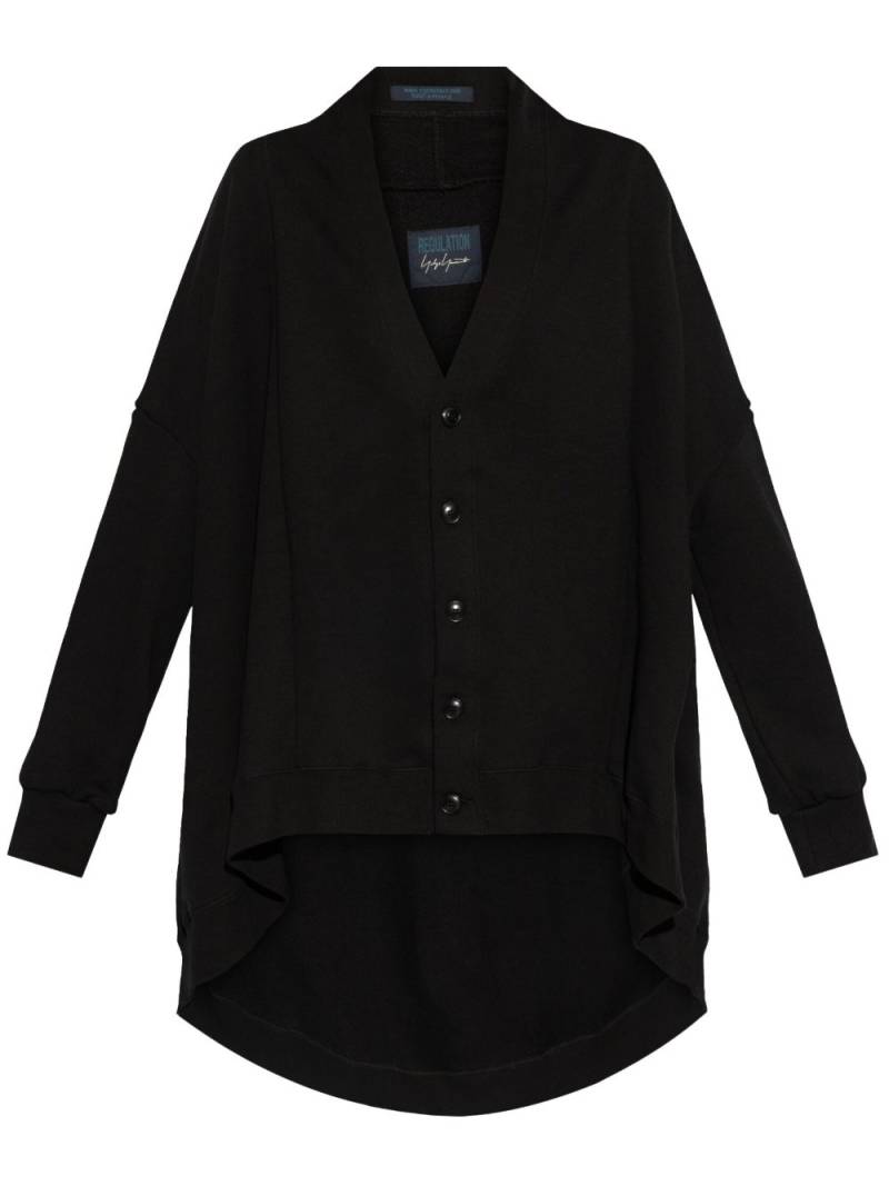 Yohji Yamamoto cotton cardigan - Black von Yohji Yamamoto