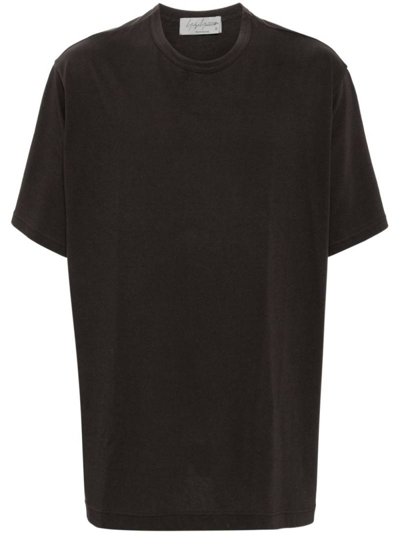 Yohji Yamamoto cotton crew-neck T-shirt - Neutrals von Yohji Yamamoto