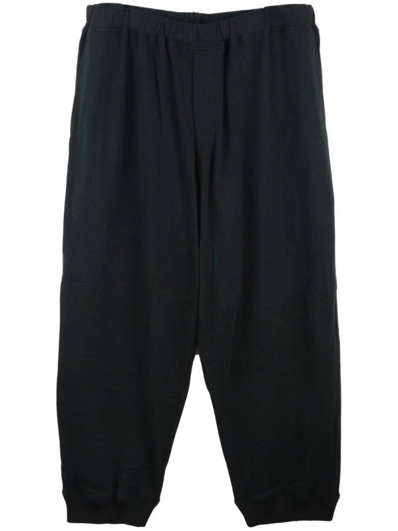 Yohji Yamamoto cotton drop-crotch trousers - Black von Yohji Yamamoto