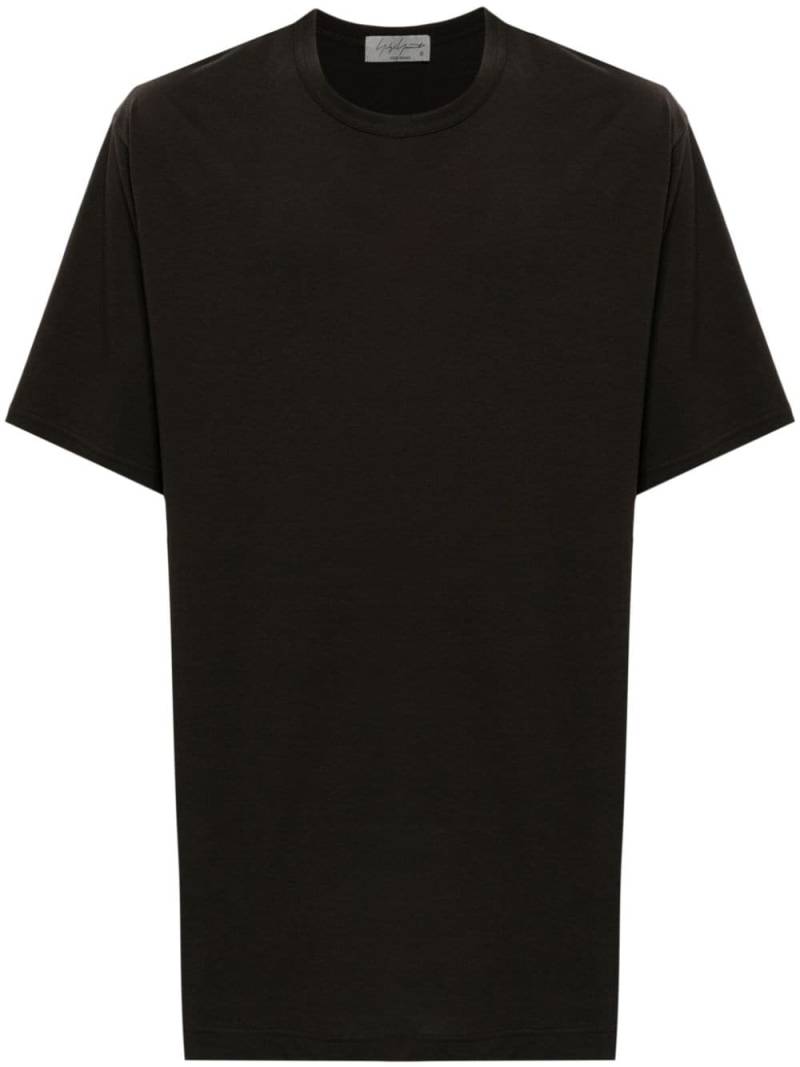 Yohji Yamamoto cotton-jersey T-shirt - Brown von Yohji Yamamoto