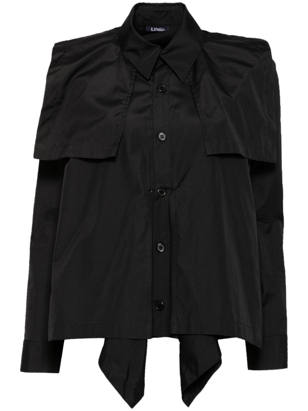 Yohji Yamamoto cotton shirt - Black von Yohji Yamamoto