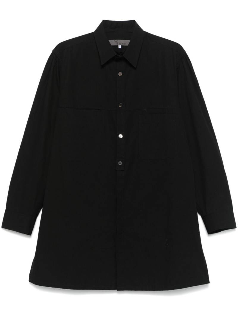 Yohji Yamamoto cotton shirt - Black von Yohji Yamamoto