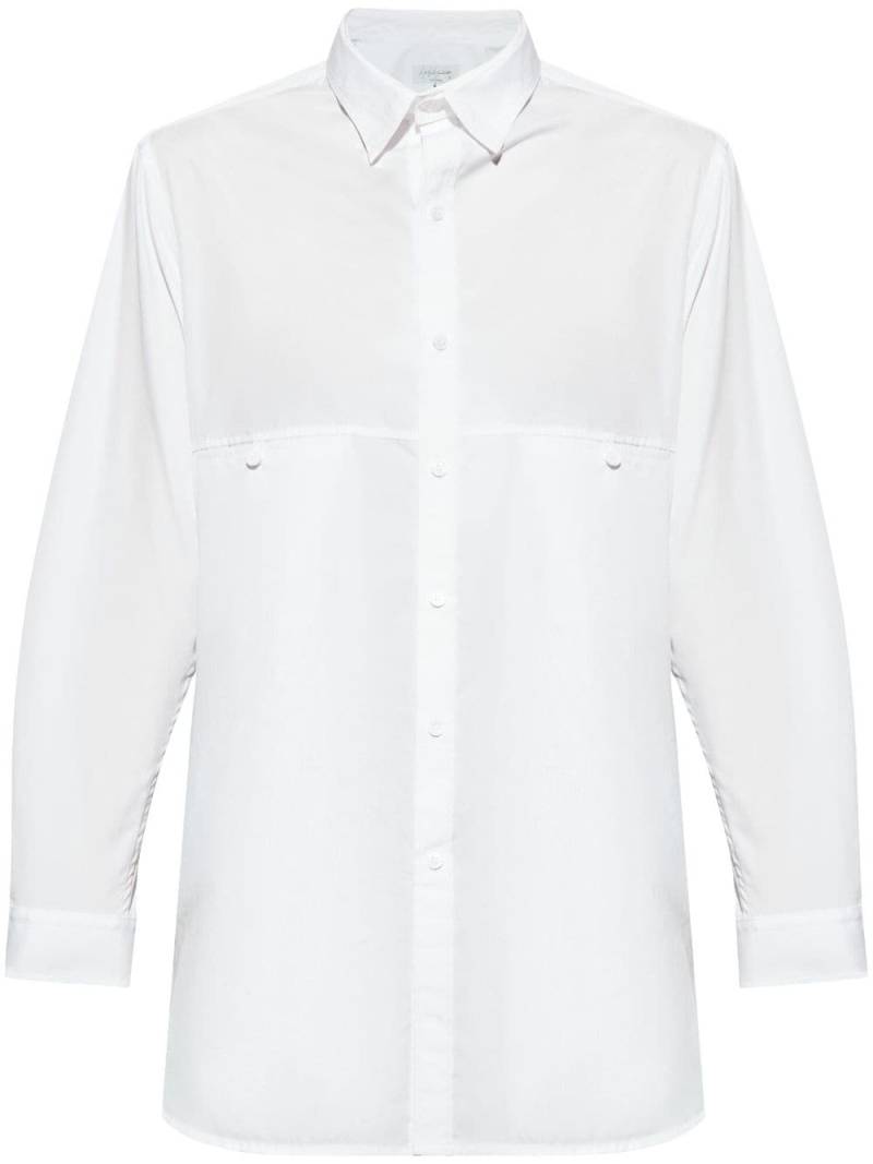 Yohji Yamamoto cotton shirt - White von Yohji Yamamoto