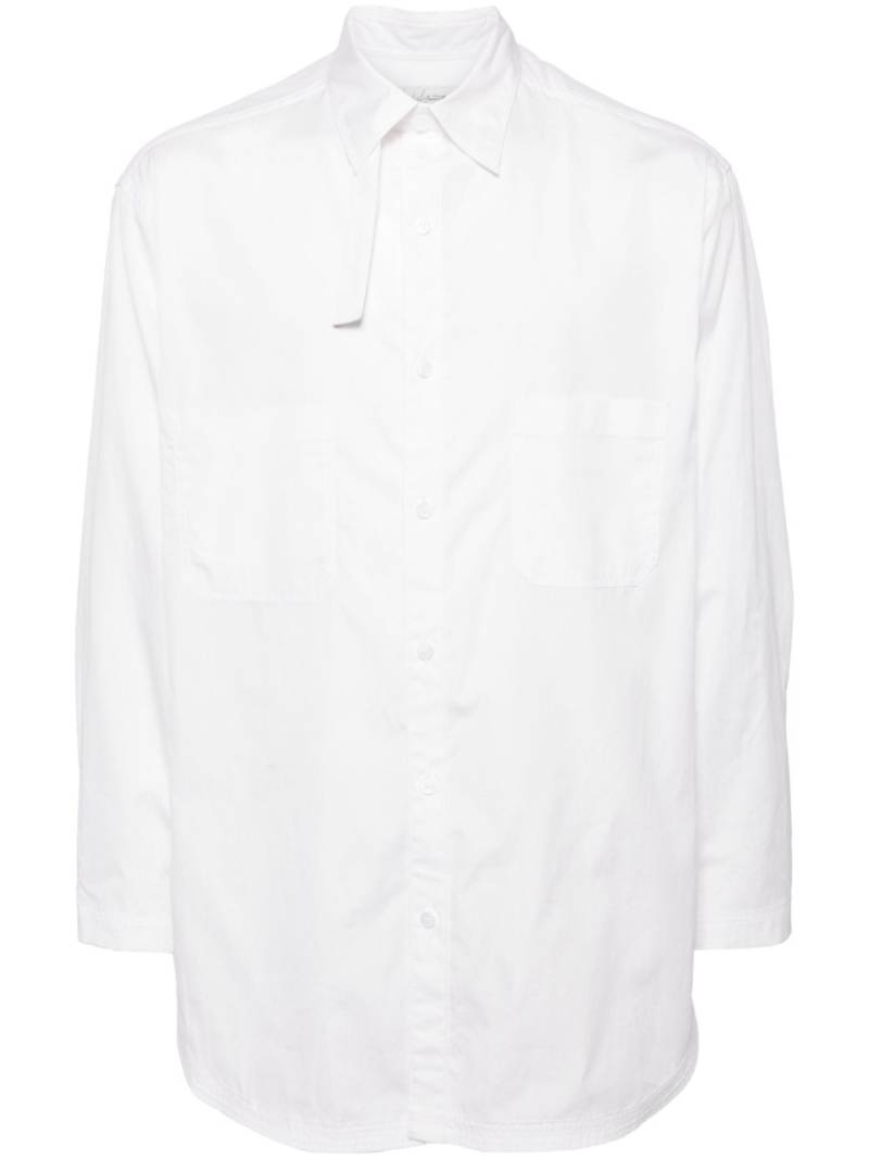 Yohji Yamamoto cotton shirt - White von Yohji Yamamoto