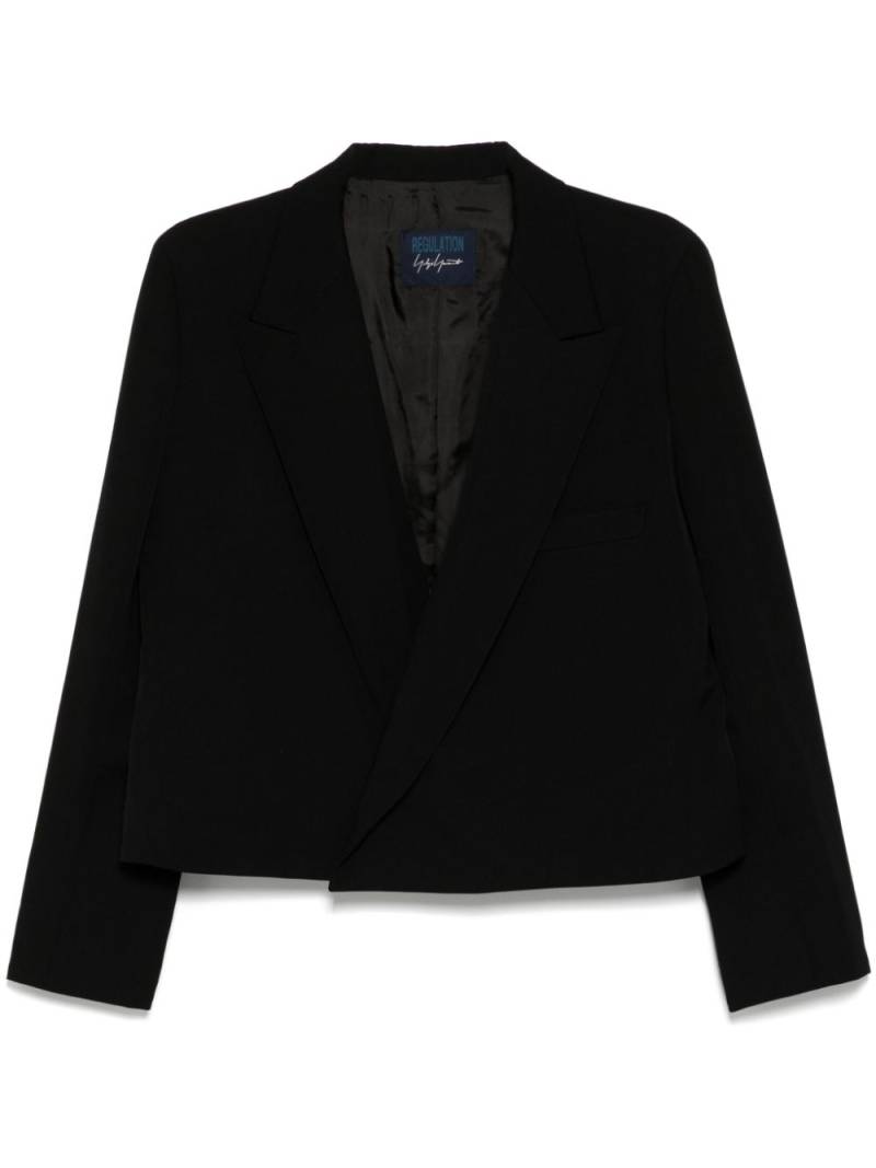 Yohji Yamamoto cropped blazer - Black von Yohji Yamamoto