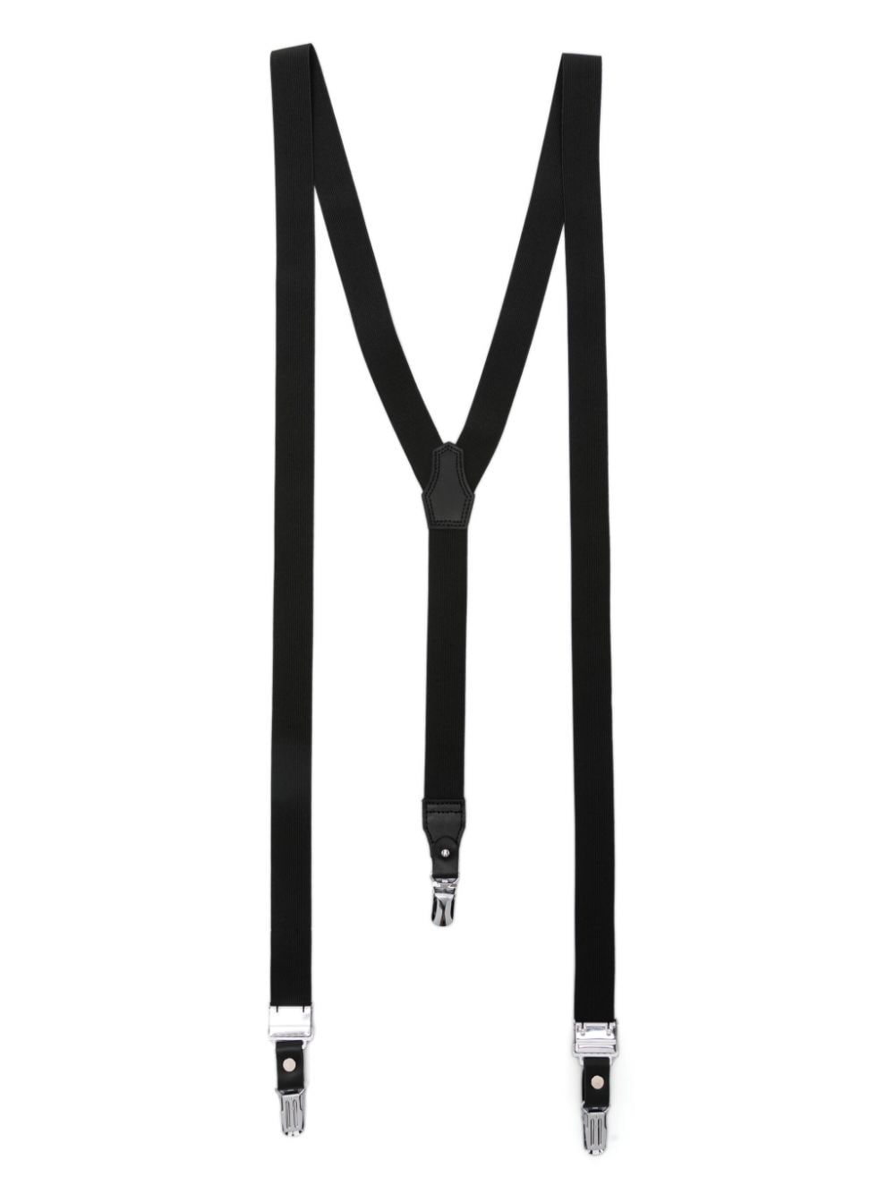 Yohji Yamamoto crossover-strap braces - Black von Yohji Yamamoto