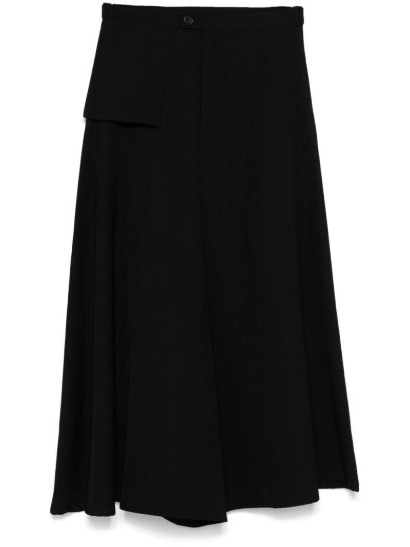 Yohji Yamamoto drop-crotch trousers - Black von Yohji Yamamoto