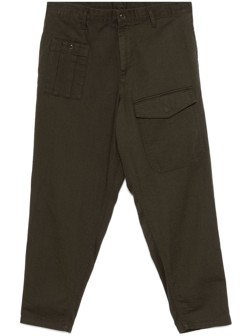 Yohji Yamamoto drop-crotch trousers - Green von Yohji Yamamoto